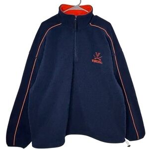 Vintage University of Virginia Reebok Quarter Zip Fleece